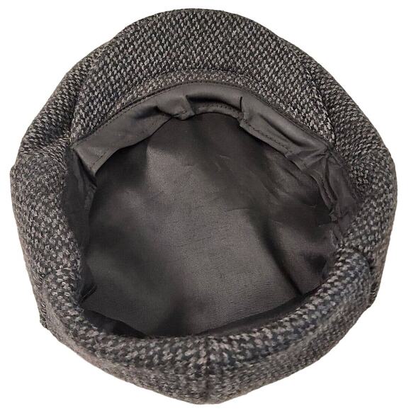 London Fog Men’s Gray Newsboy Flat Cap Ivy Hat Classic Style - Picture 5 of 6